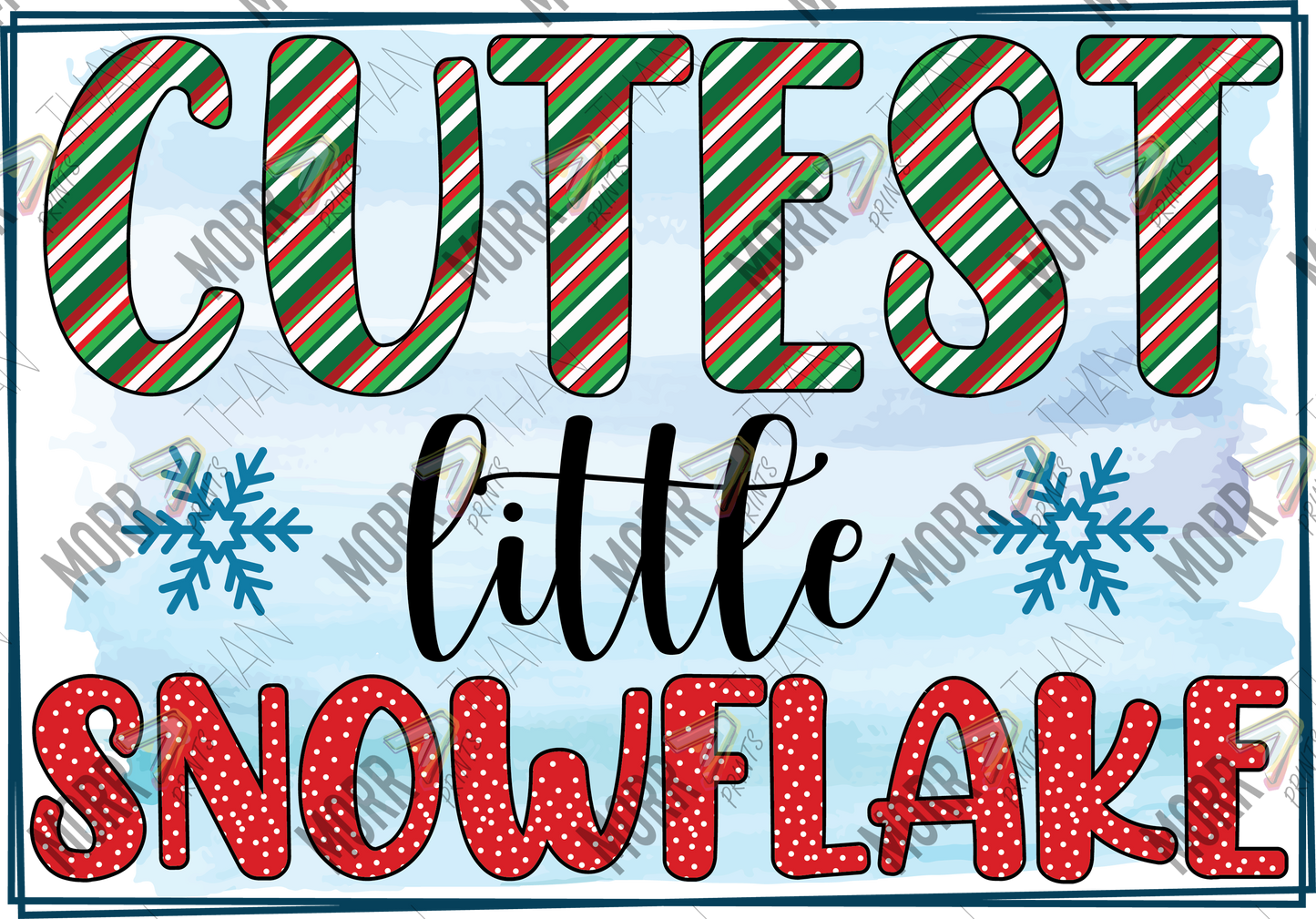 Cutest Little Snowflake Frost Sign