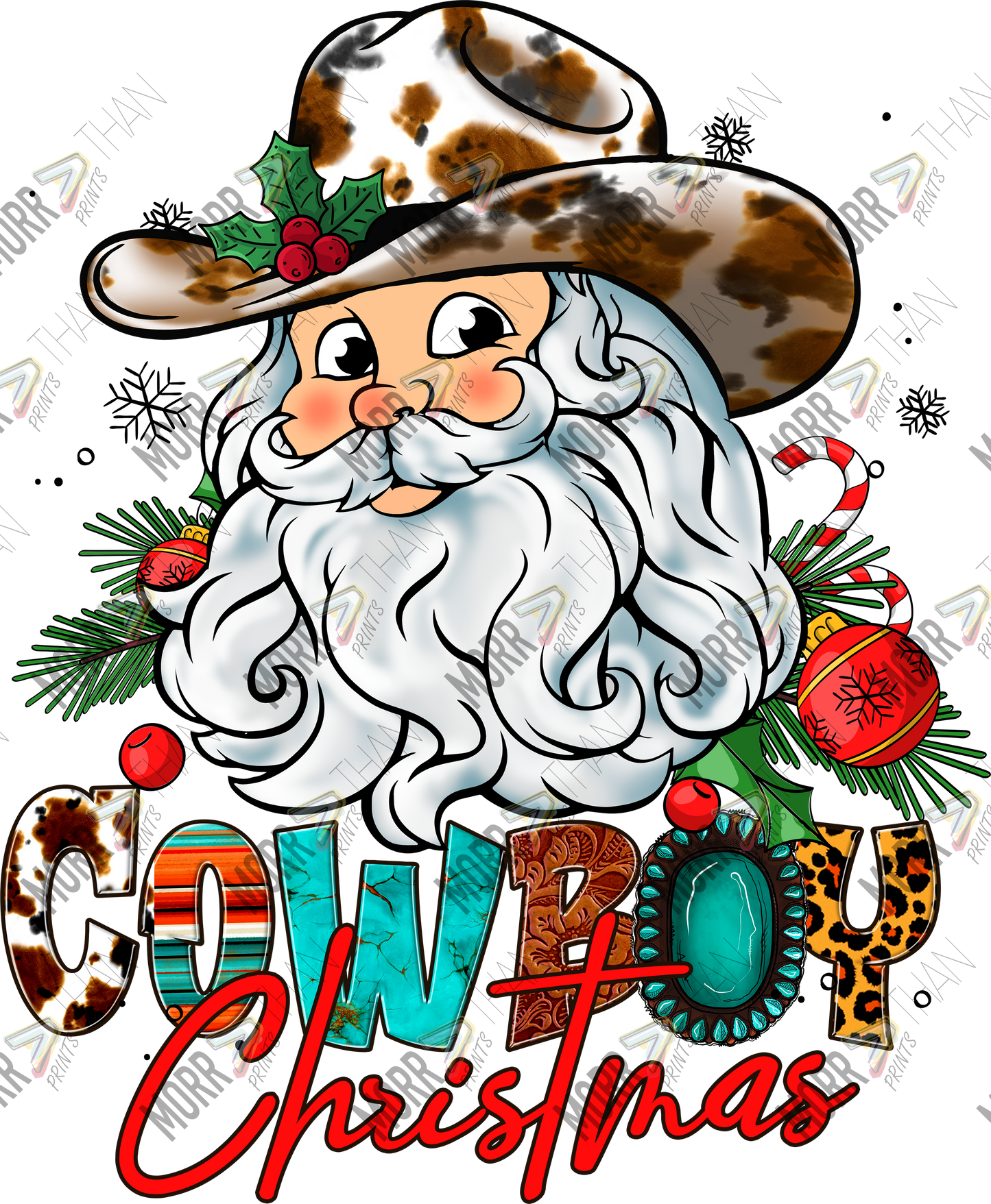 Cowboy Christmas Santa