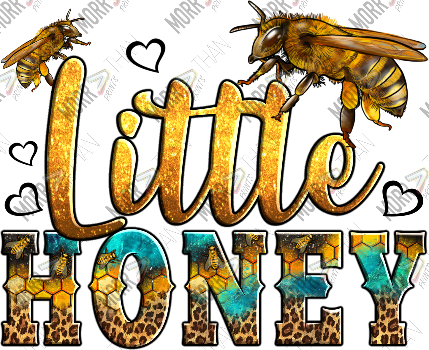 Little Honey Bee DTF Print
