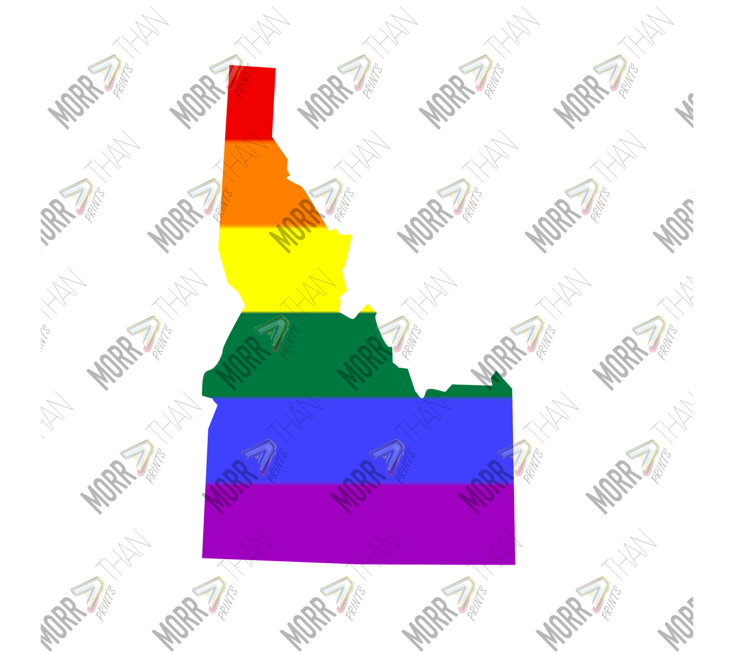 Idaho Pride State Outline