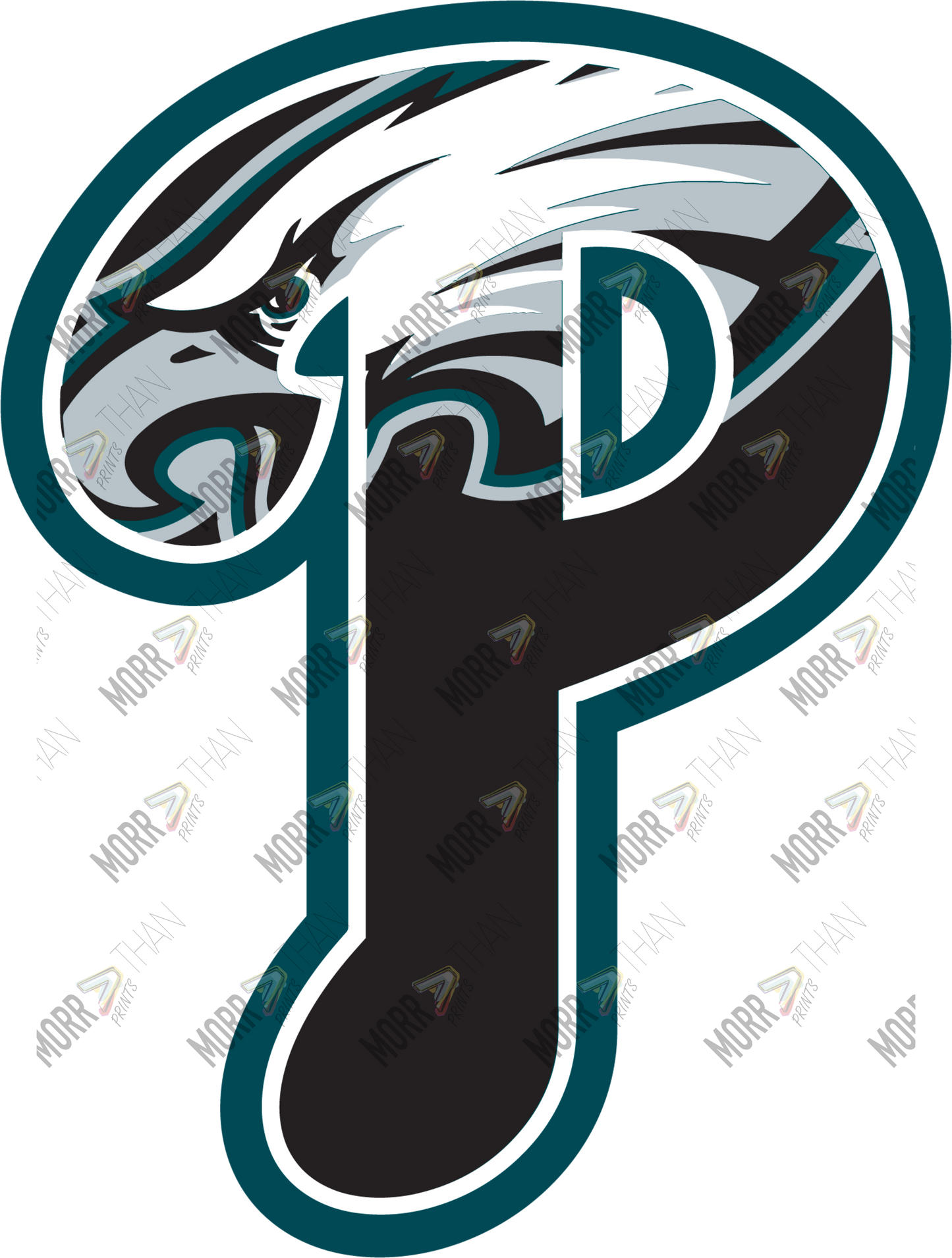 Philly P Eagles DTF Print