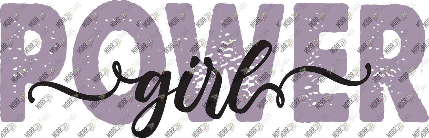 Girl Power Bold Cursive