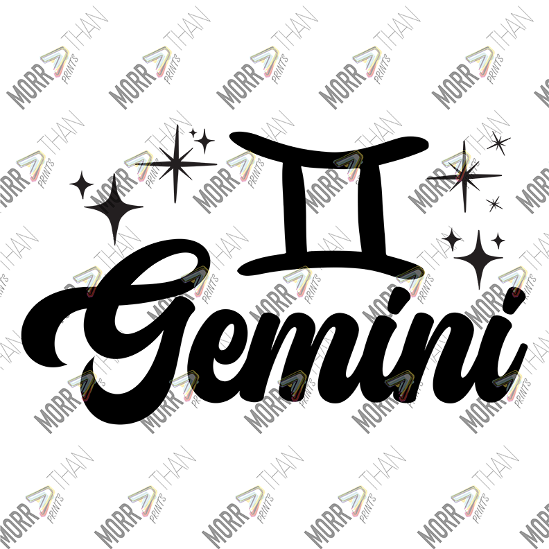 Gemini Cursive Symbol