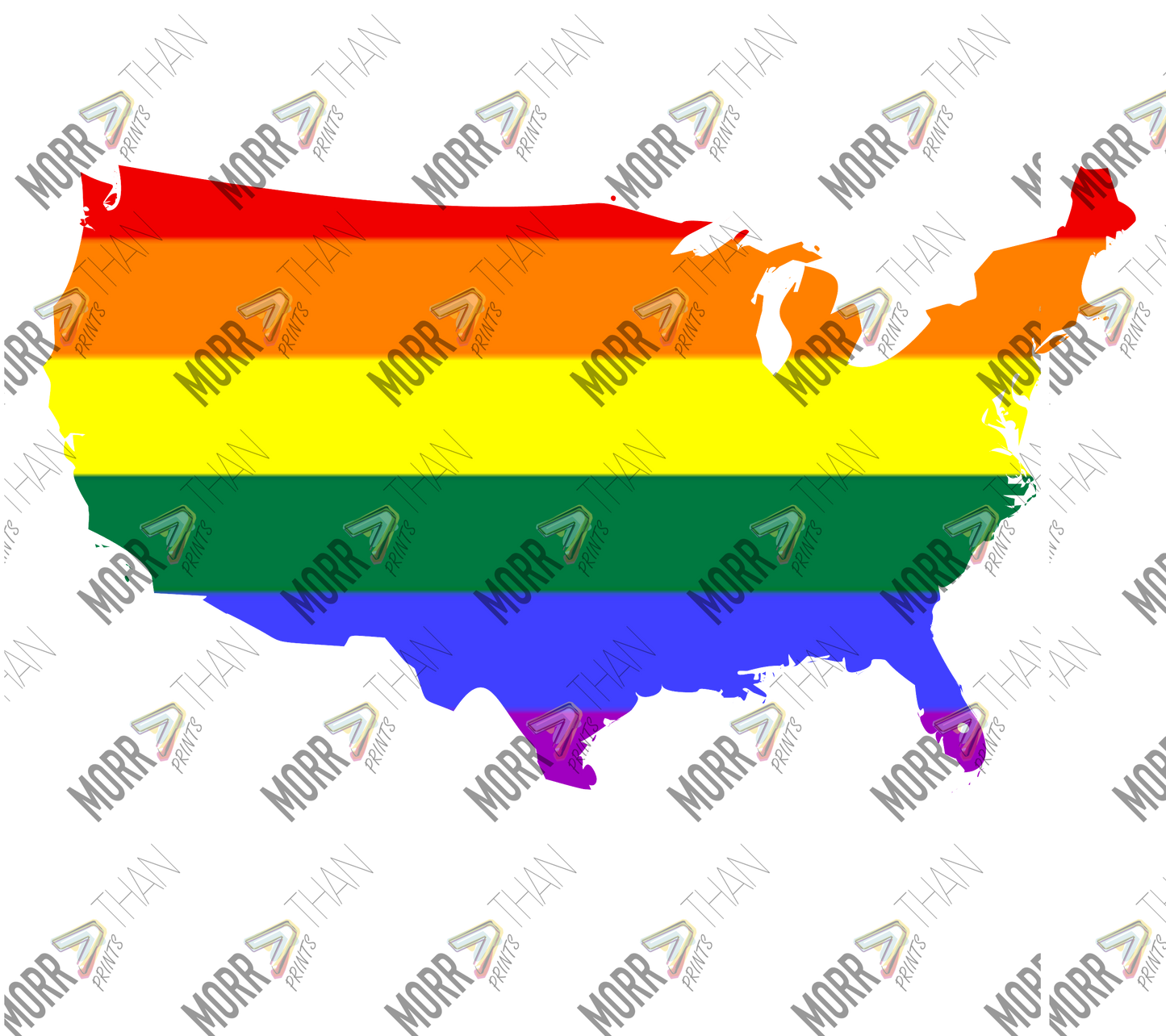 United States Pride Country Outline