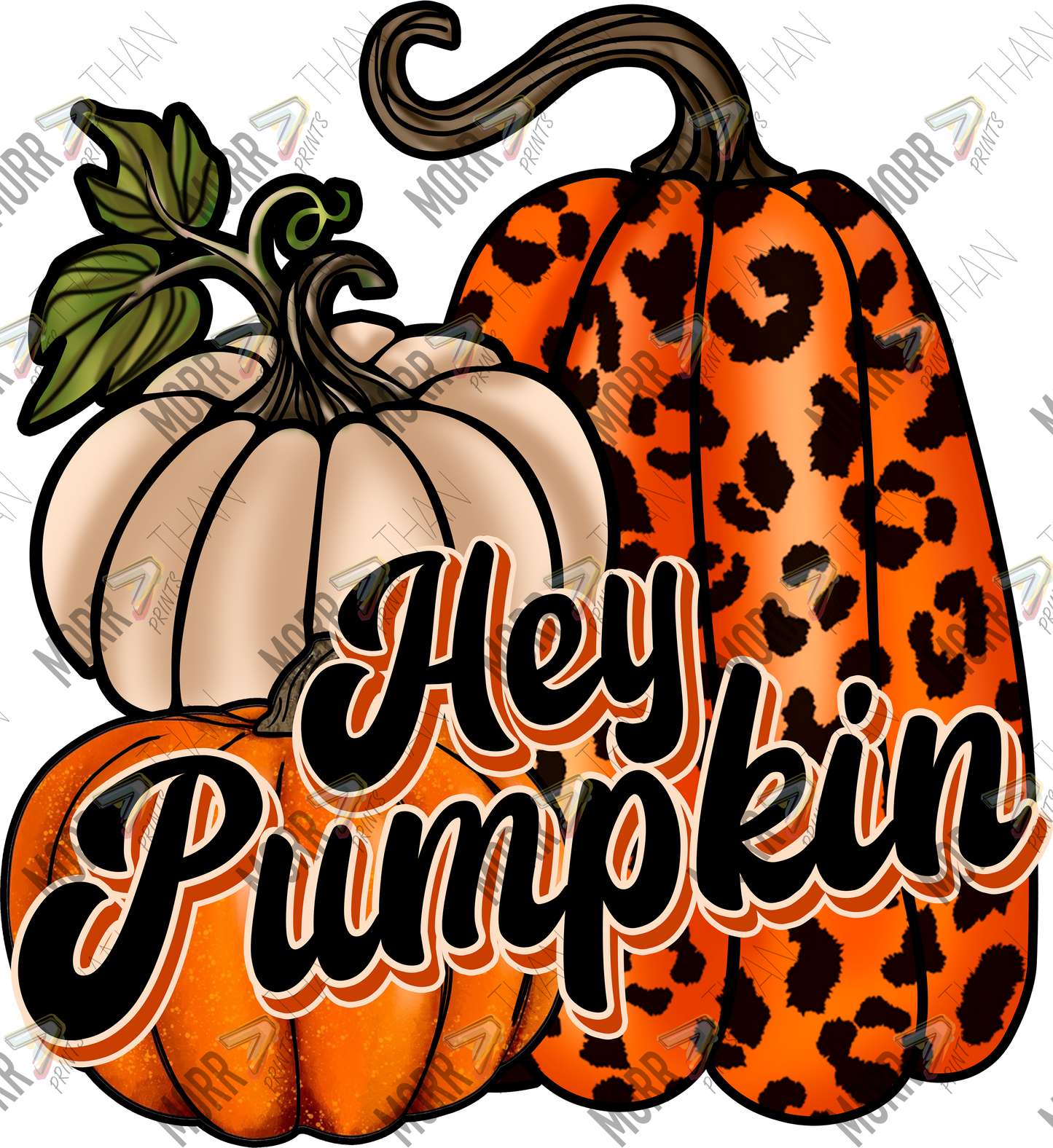 Hey Pumpkin Bold DTF Print