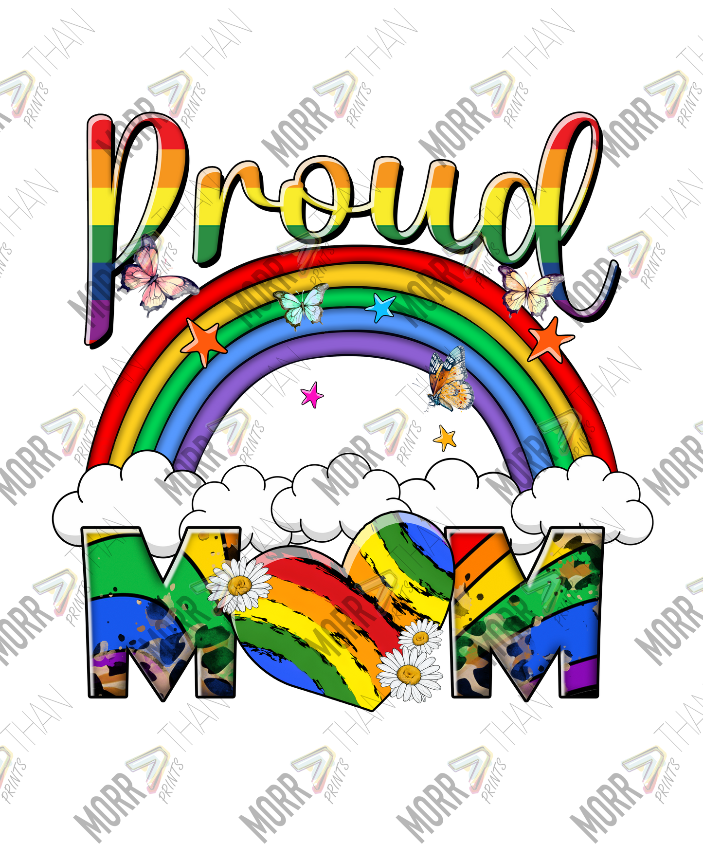Proud Mom Rainbow B