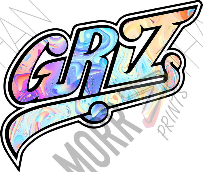 Griz Tye Dye DTF Print