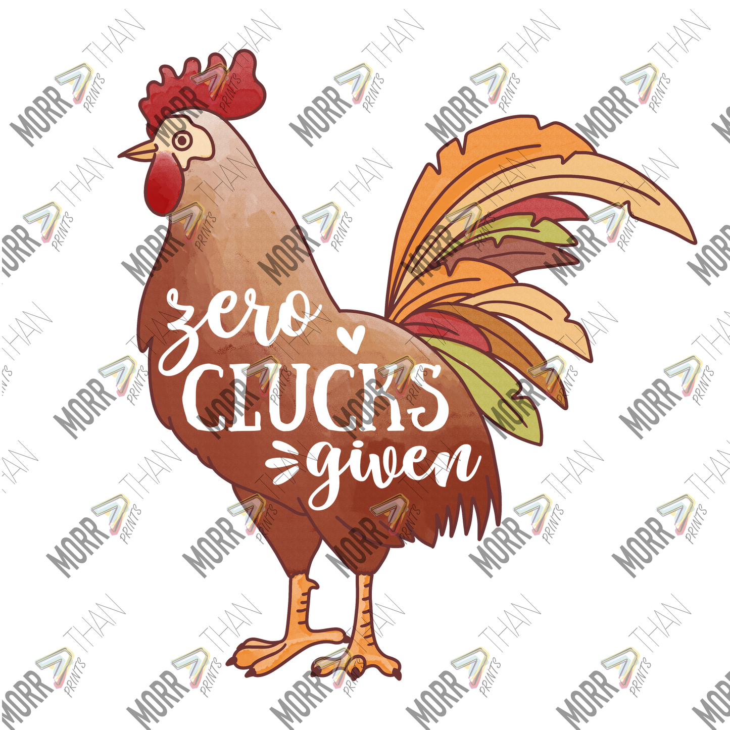 Zero Clucks Given Rooster