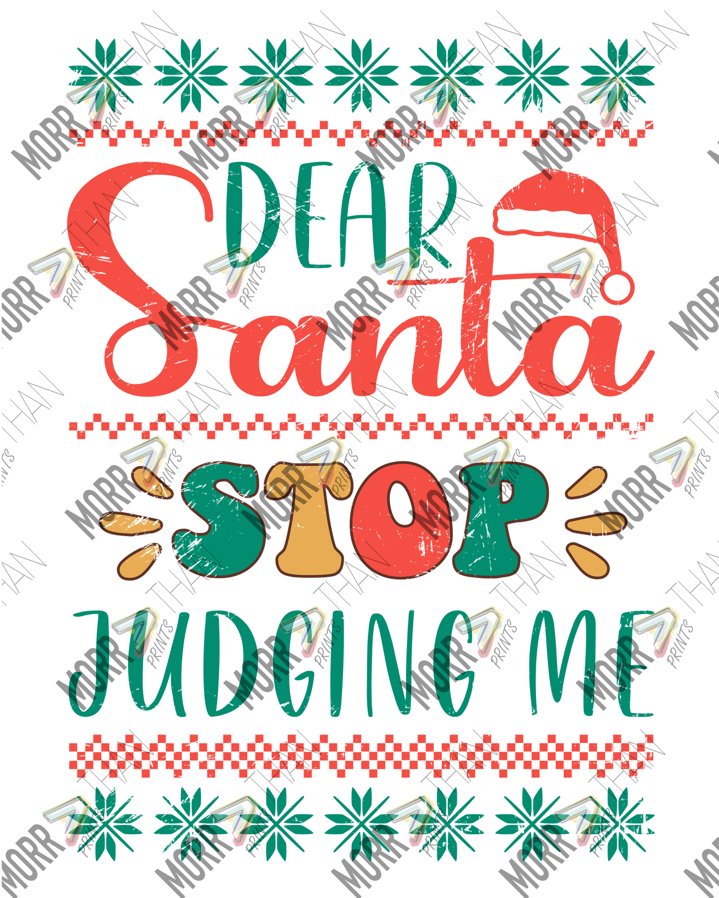 Dear Santa Stop Judging Me Sweater