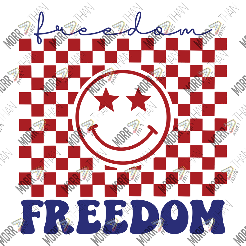 Freedom Checkered Smiley