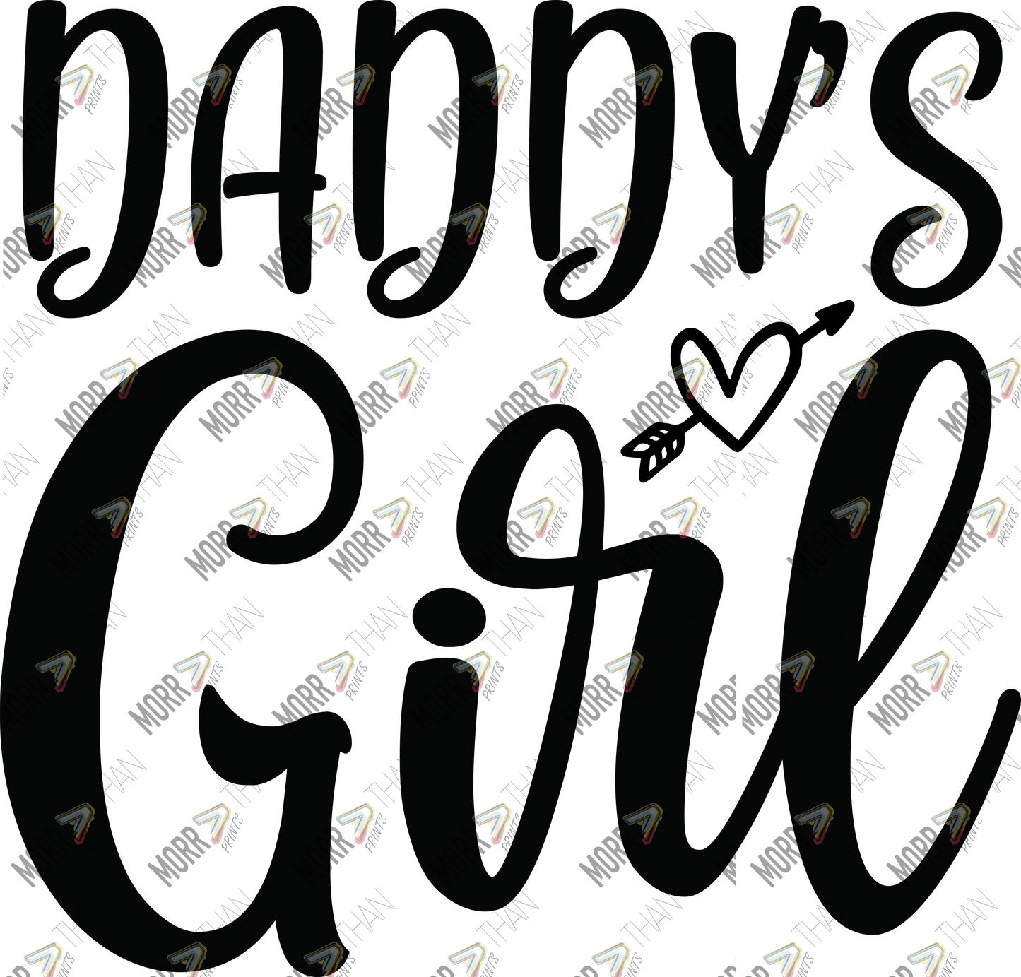 Daddys Girl Heart Arrow