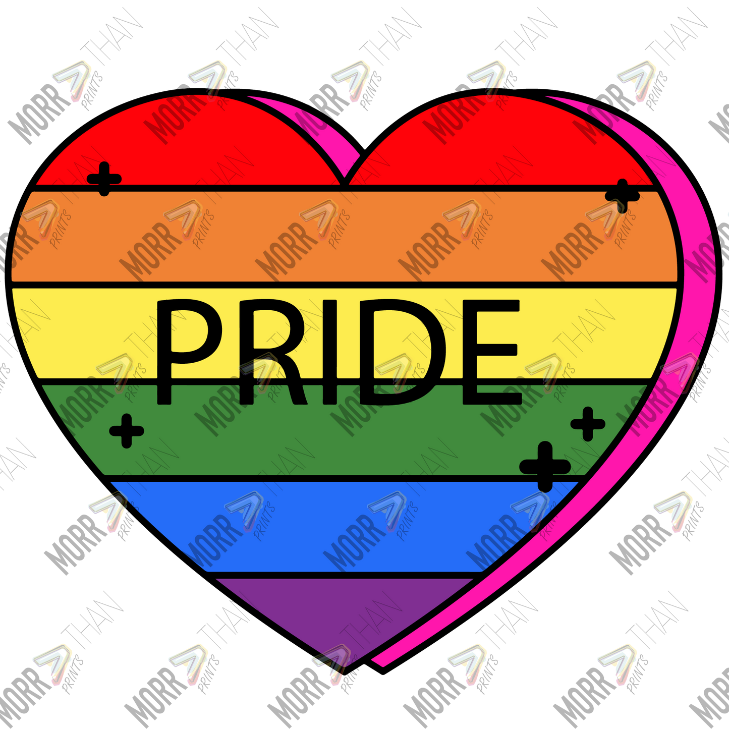 Pride 3D Heart