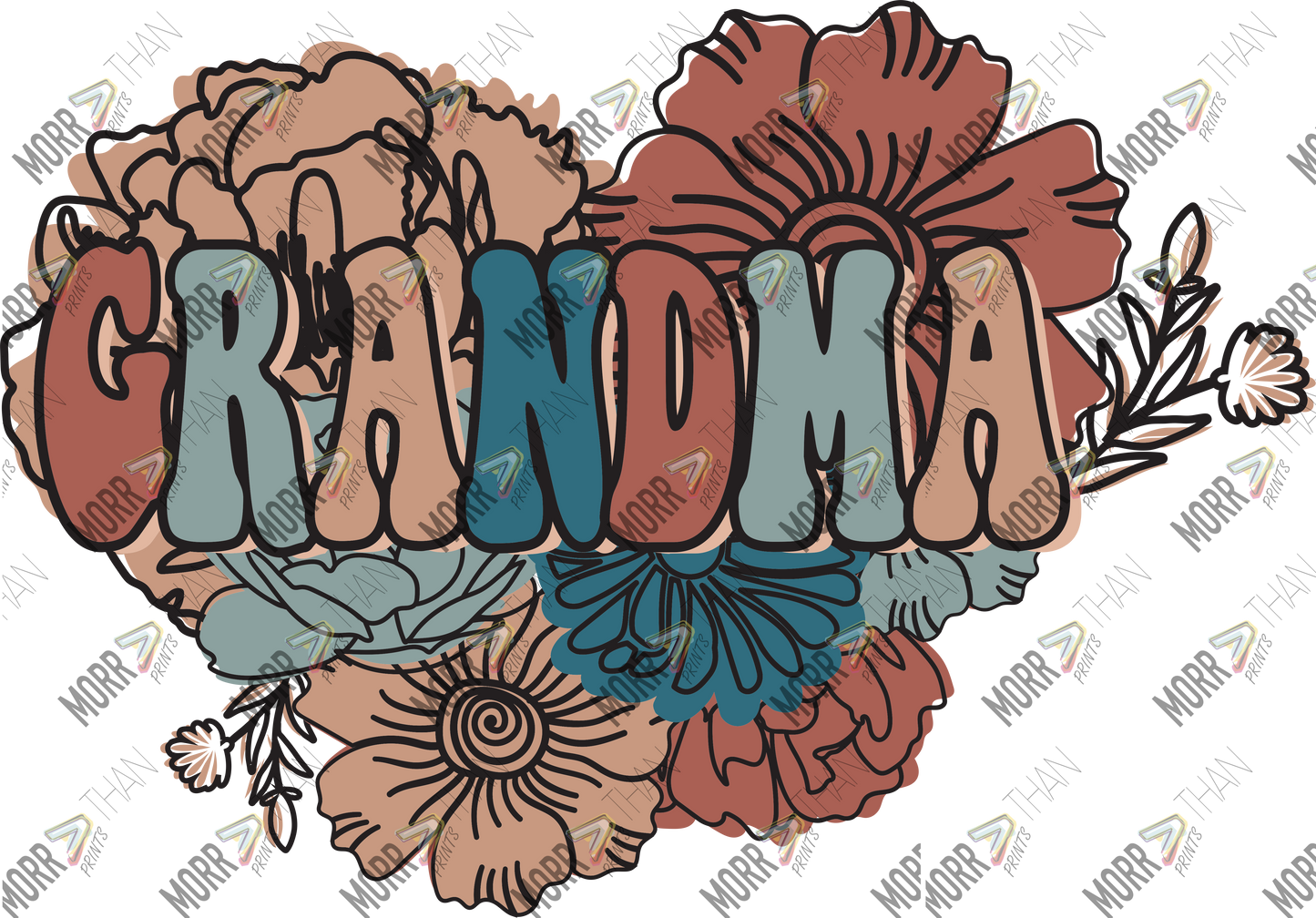 Grandma Neutral Flowers