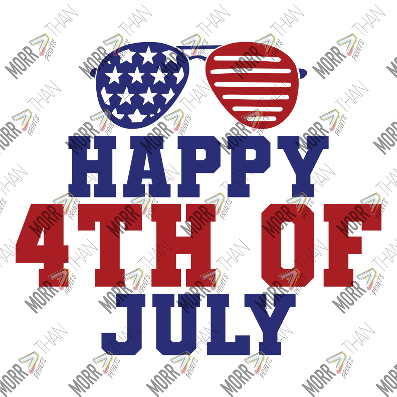 Happy 4th Of July Glasses