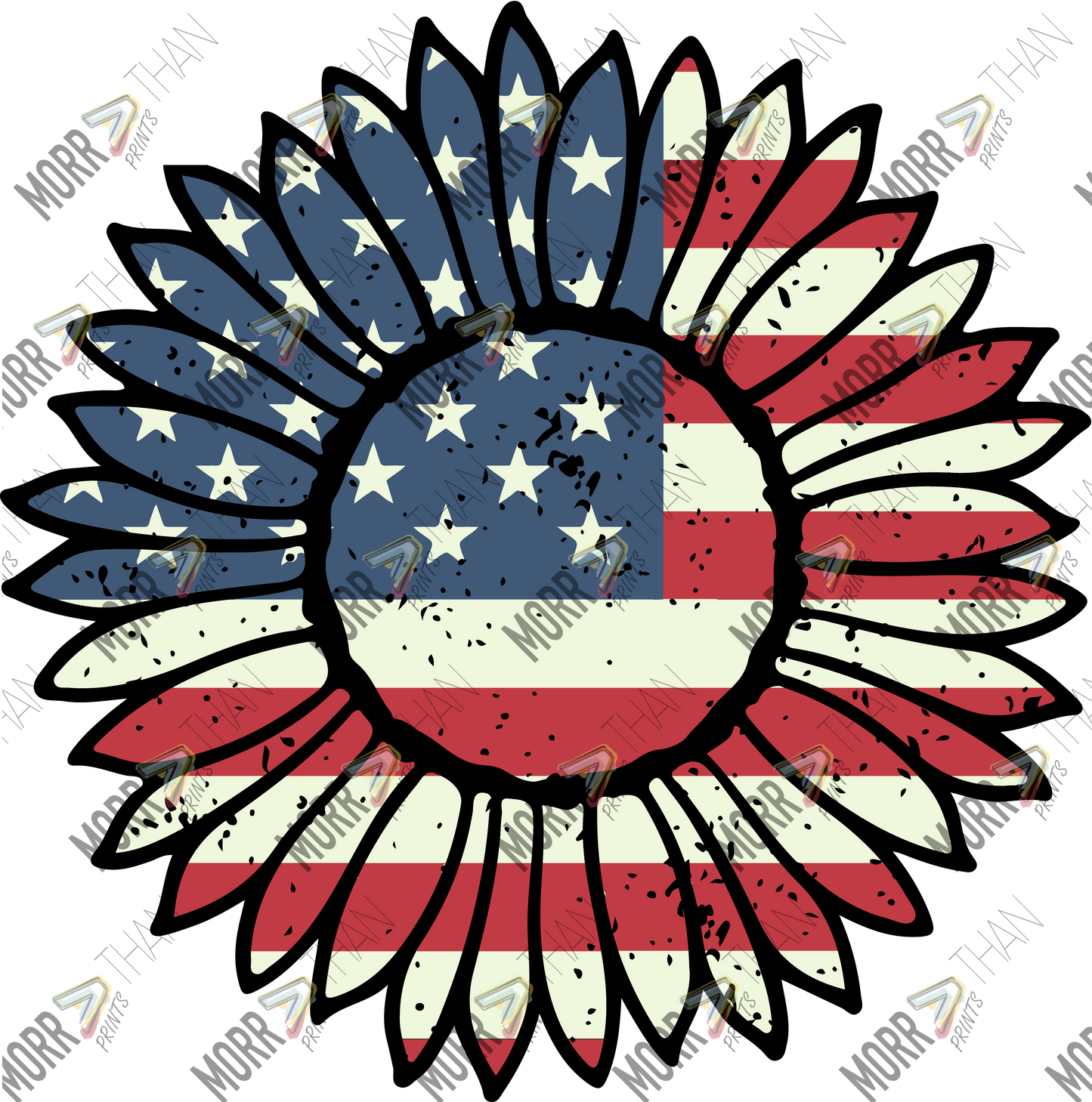 American Flag Sunflower