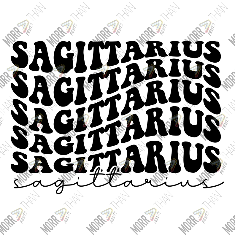 Sagittarius Wavy Repeat