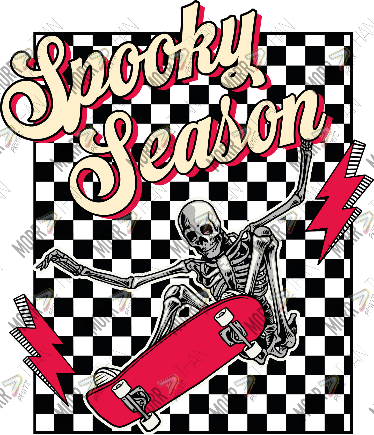 Spooky Season Skater DTF Print
