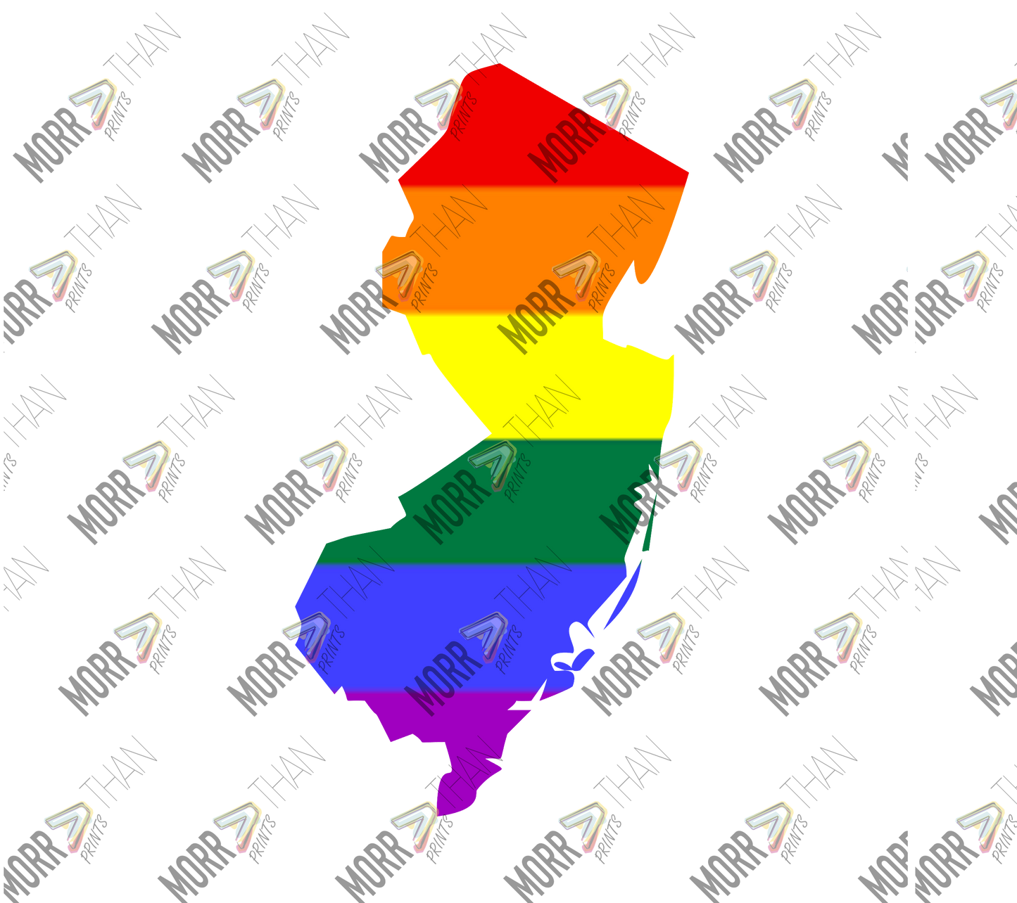 New Jersey Pride State Outline