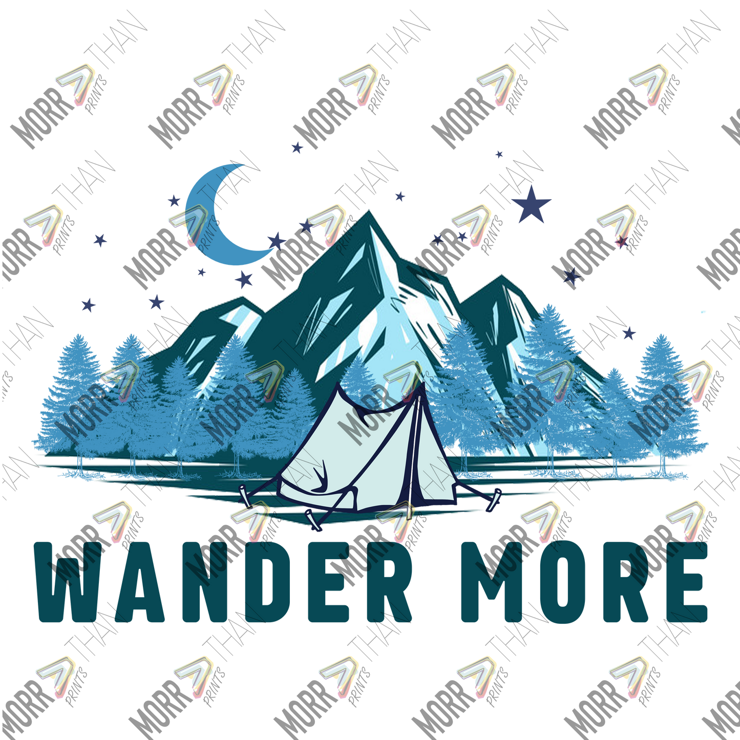 Wander More Winter Landscape