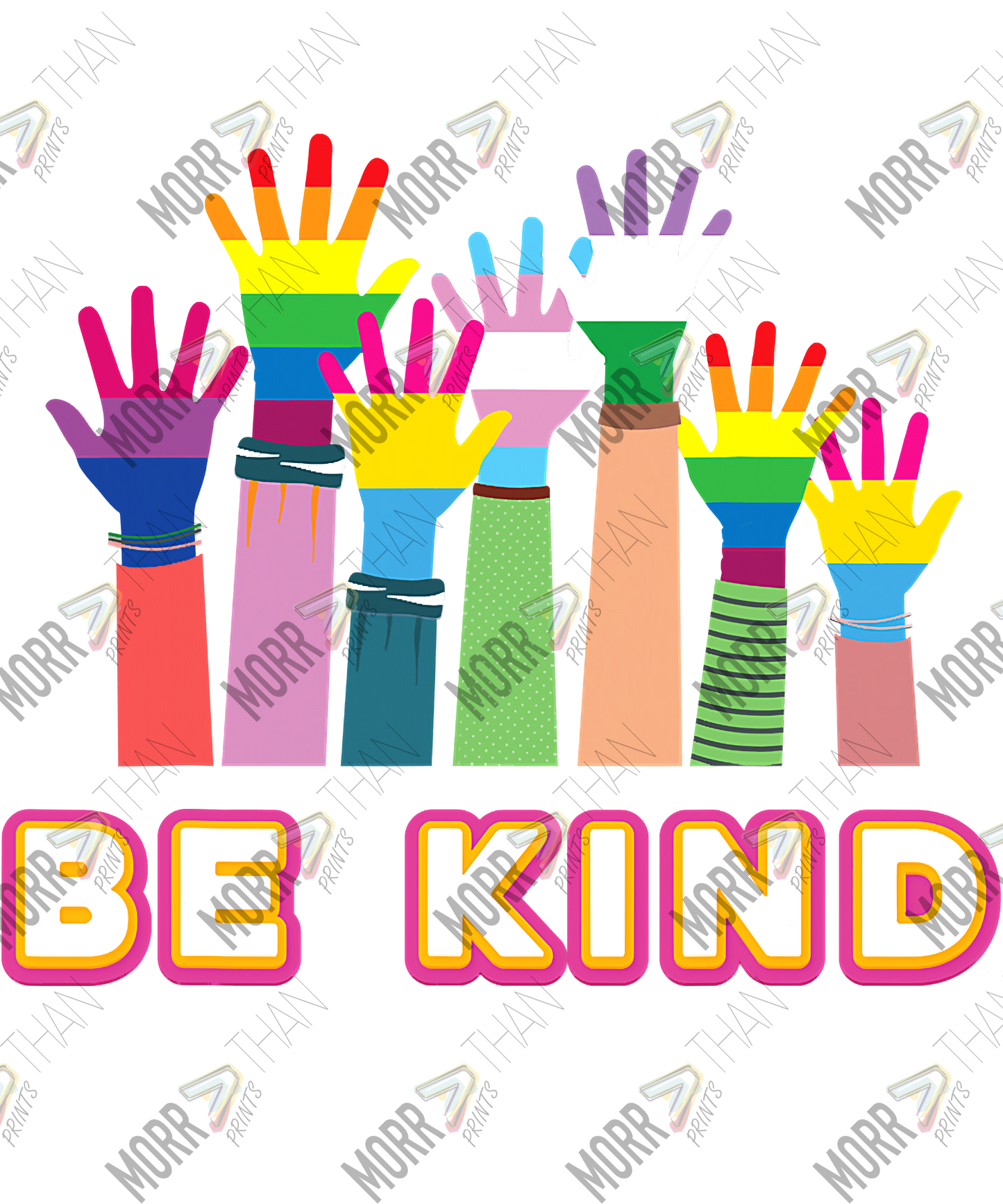 Be Kind Pride Variety Hands