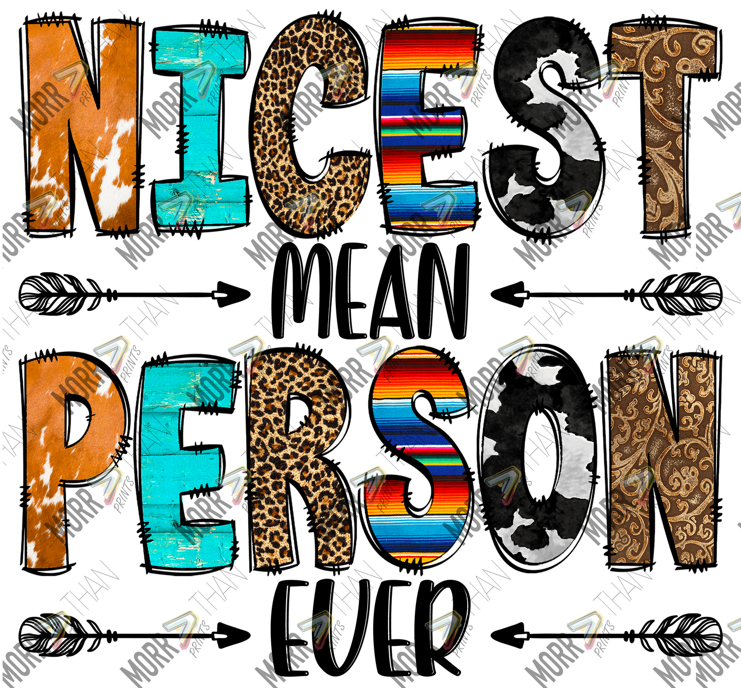 Nice Mean Person Ever Farm Theme