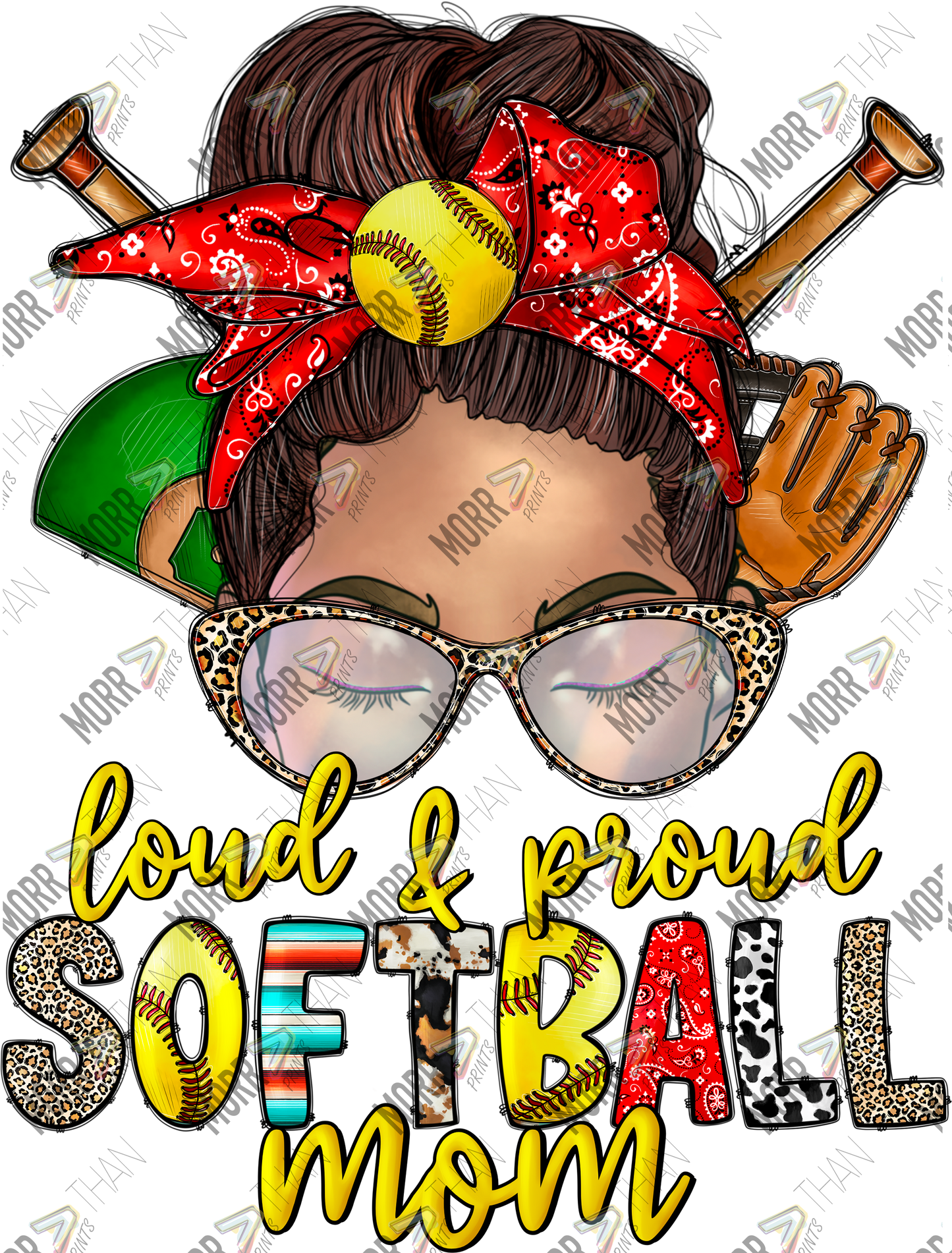 Loud and Proud Softball Mom
