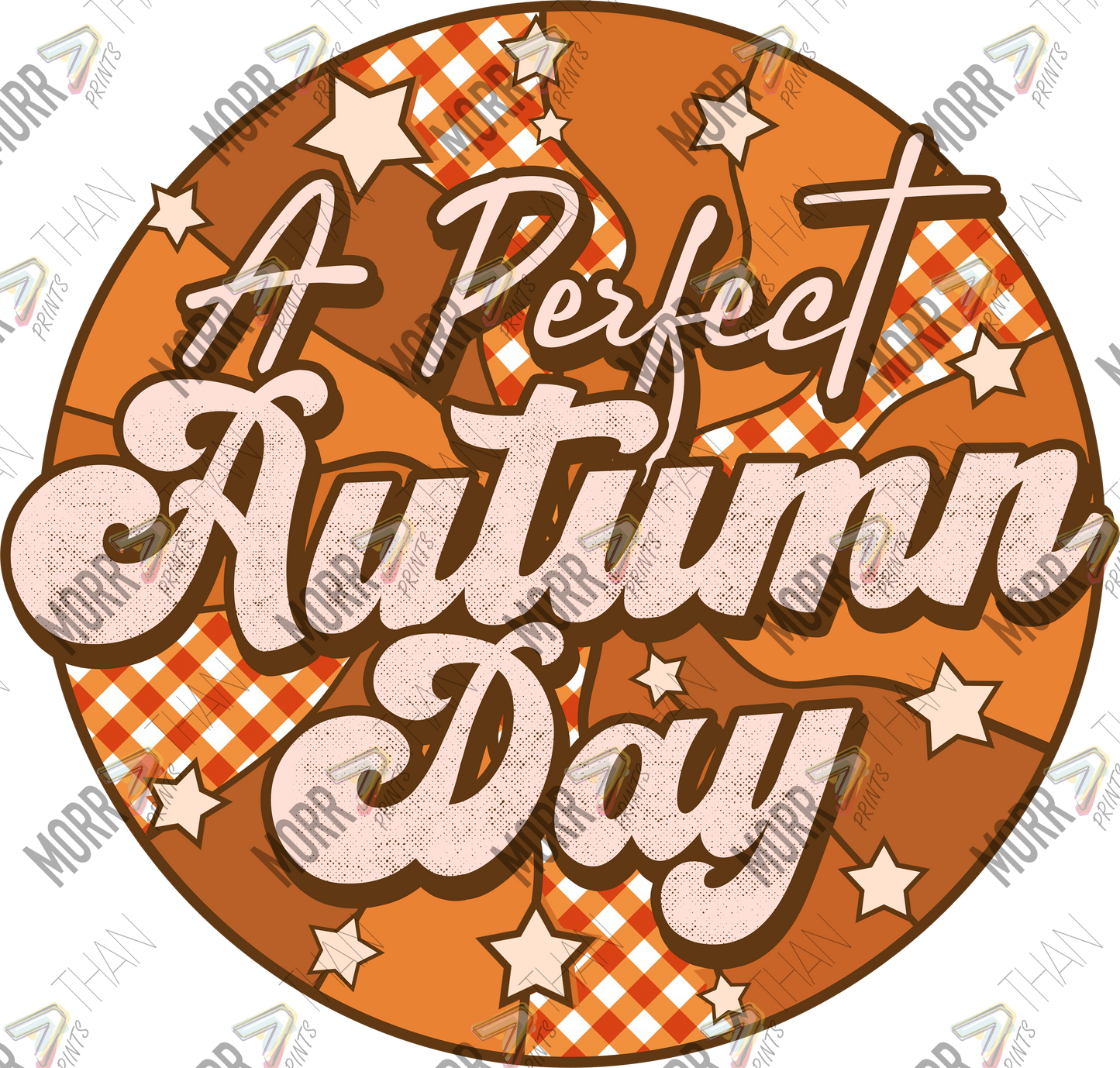 A Perfect Autumn Day Patch DTF Print