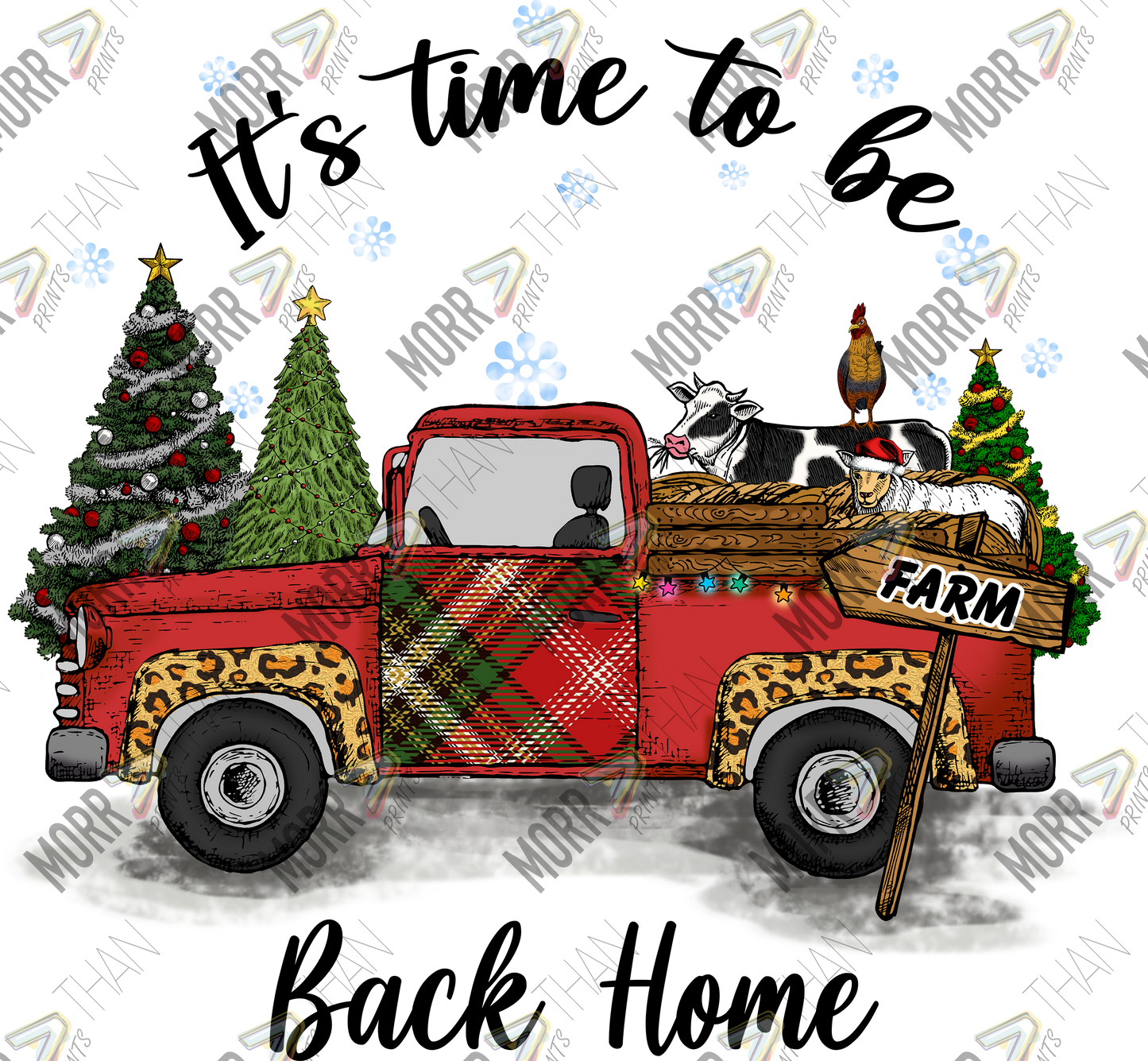 Its Time To be Back Home Red Truck