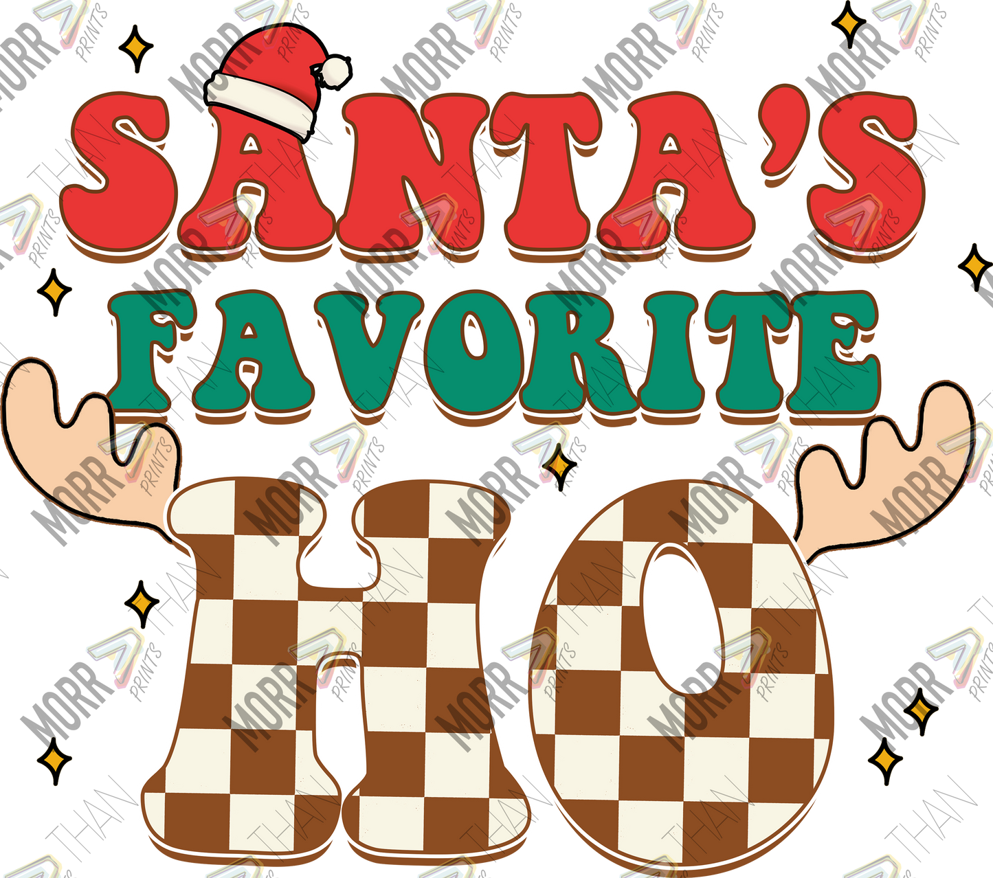 Santas Favorite Ho Checkered