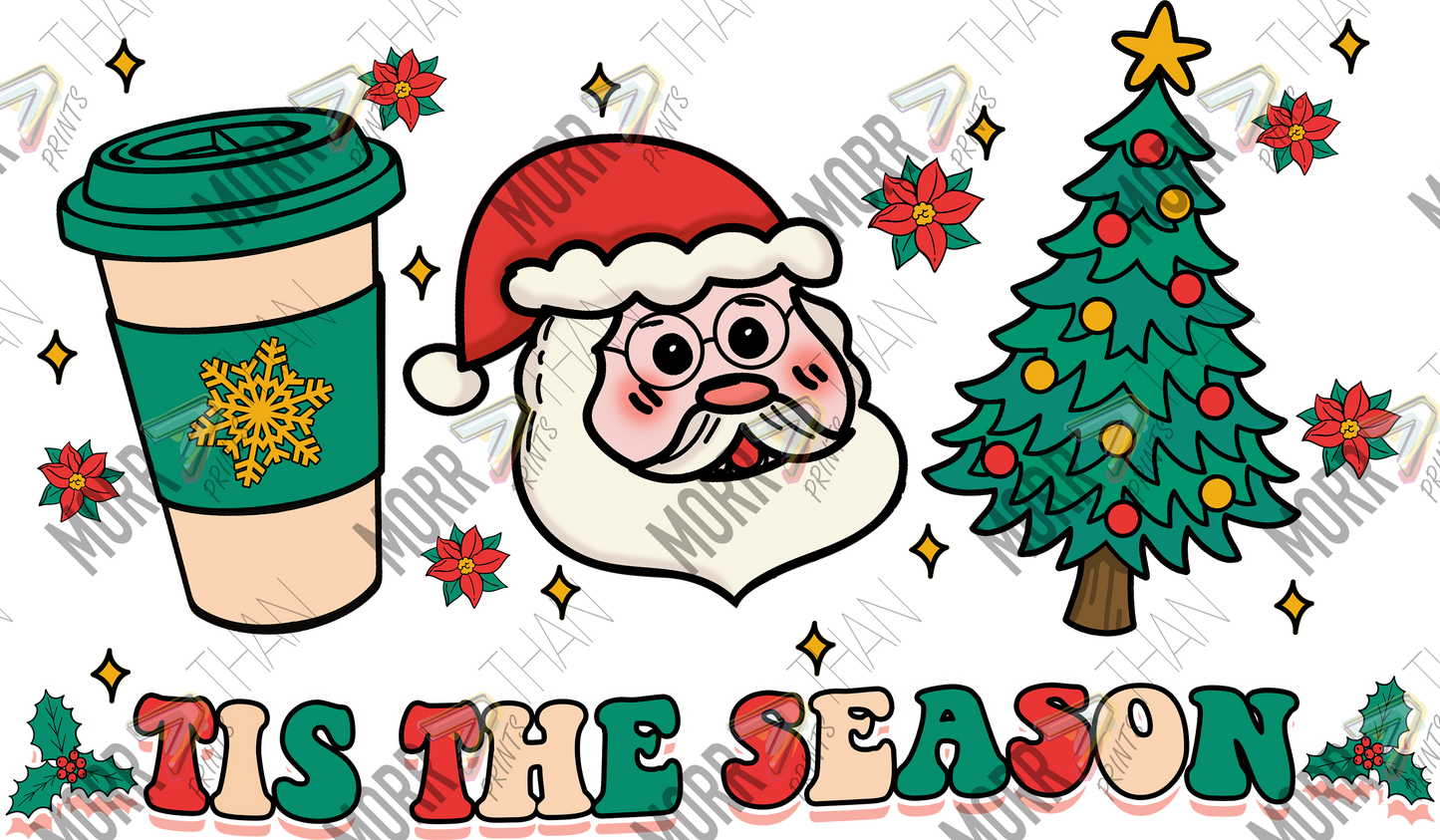 Tis the Season Coffee Santa Tree