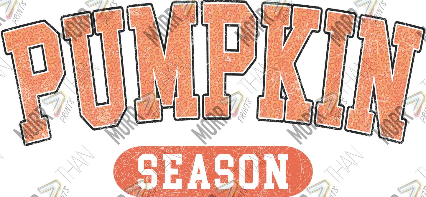 Pumpkin Season Collegiate DTF Print