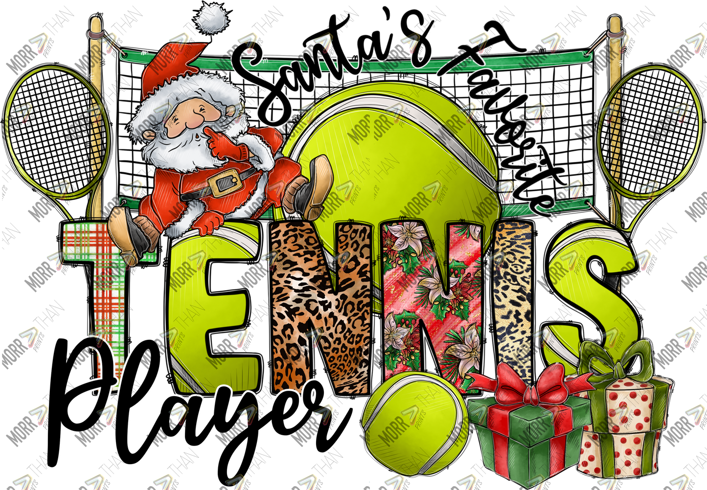 Santas Favorite Tennis Player