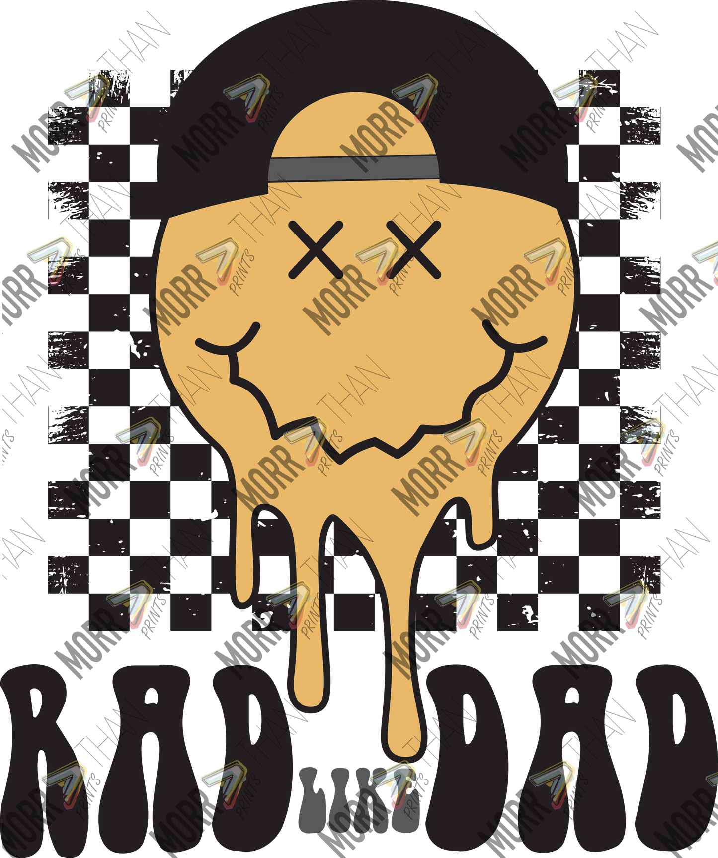 Rad Like Dad Smiley Drip