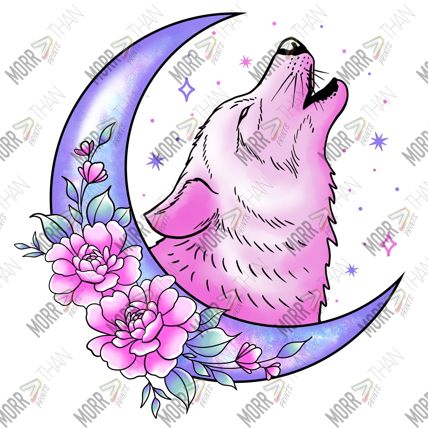 Celestial Pink Wolf