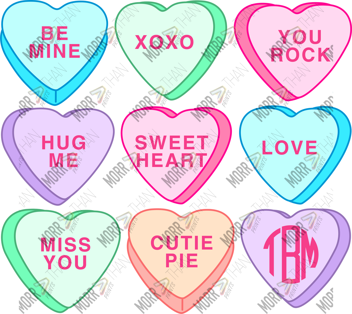 Valentines Candy Hearts