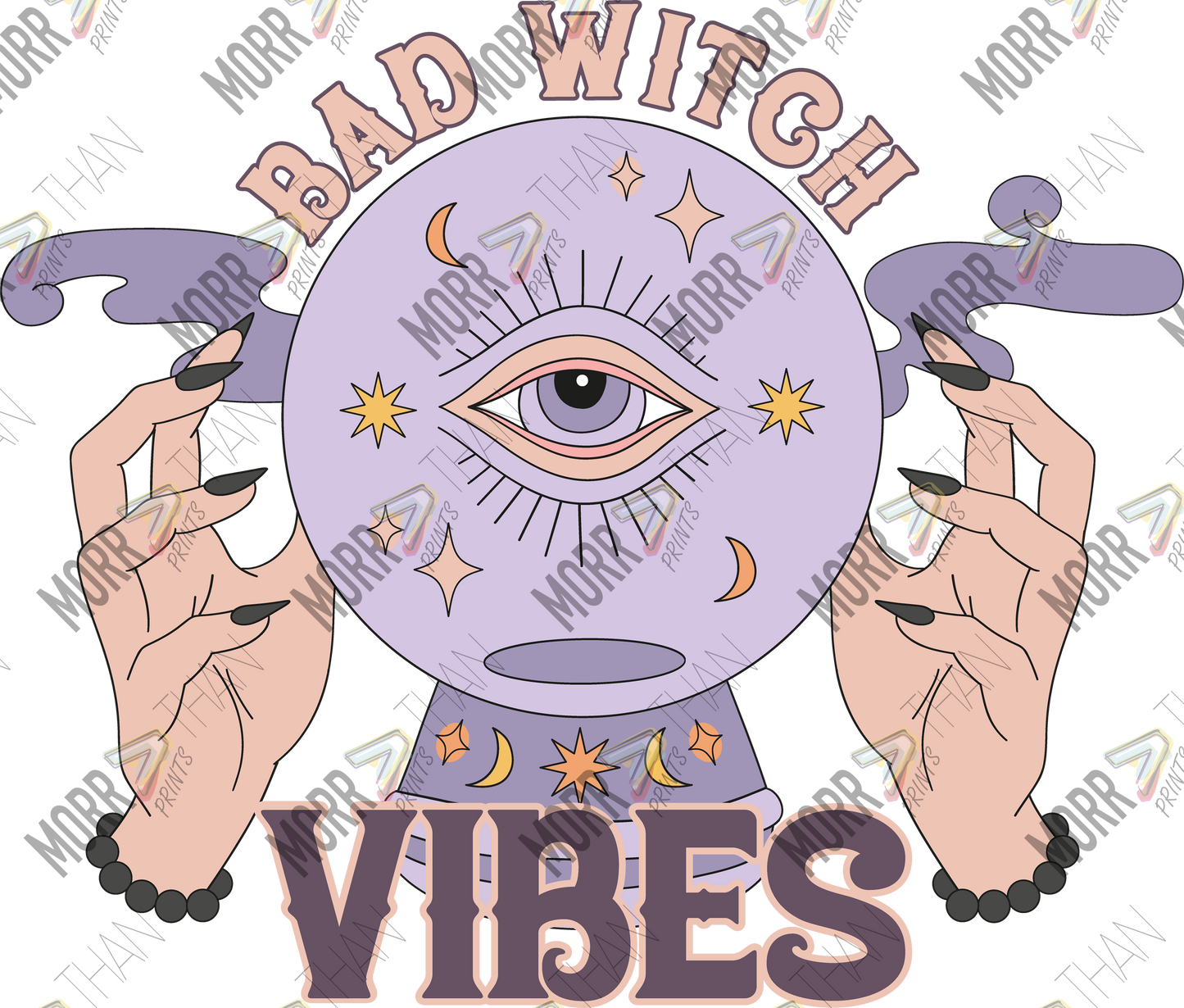 Bad Witch Vibes Fortune Teller DTF Print