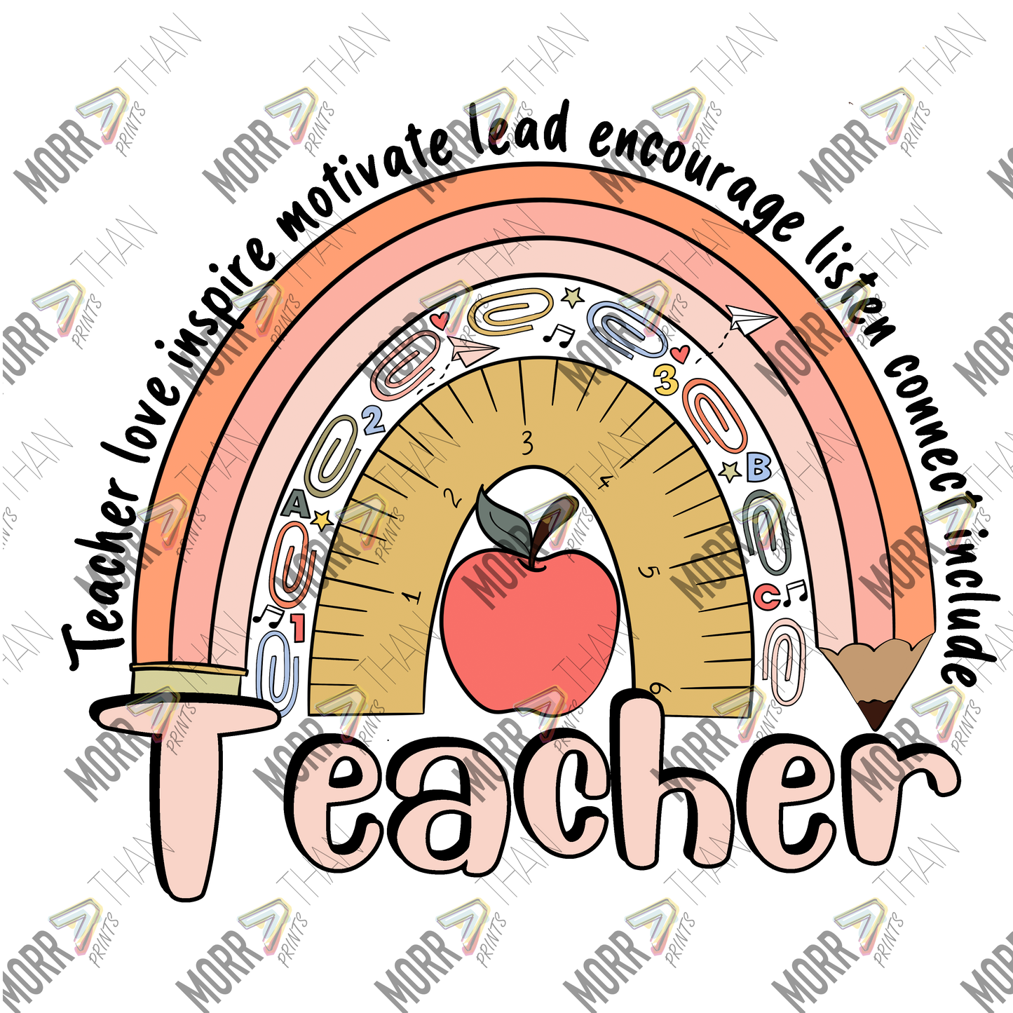 Teacher Traits Pencil Arches