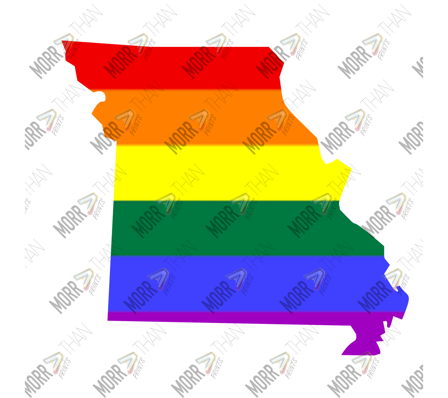 Missouri Pride State Outline