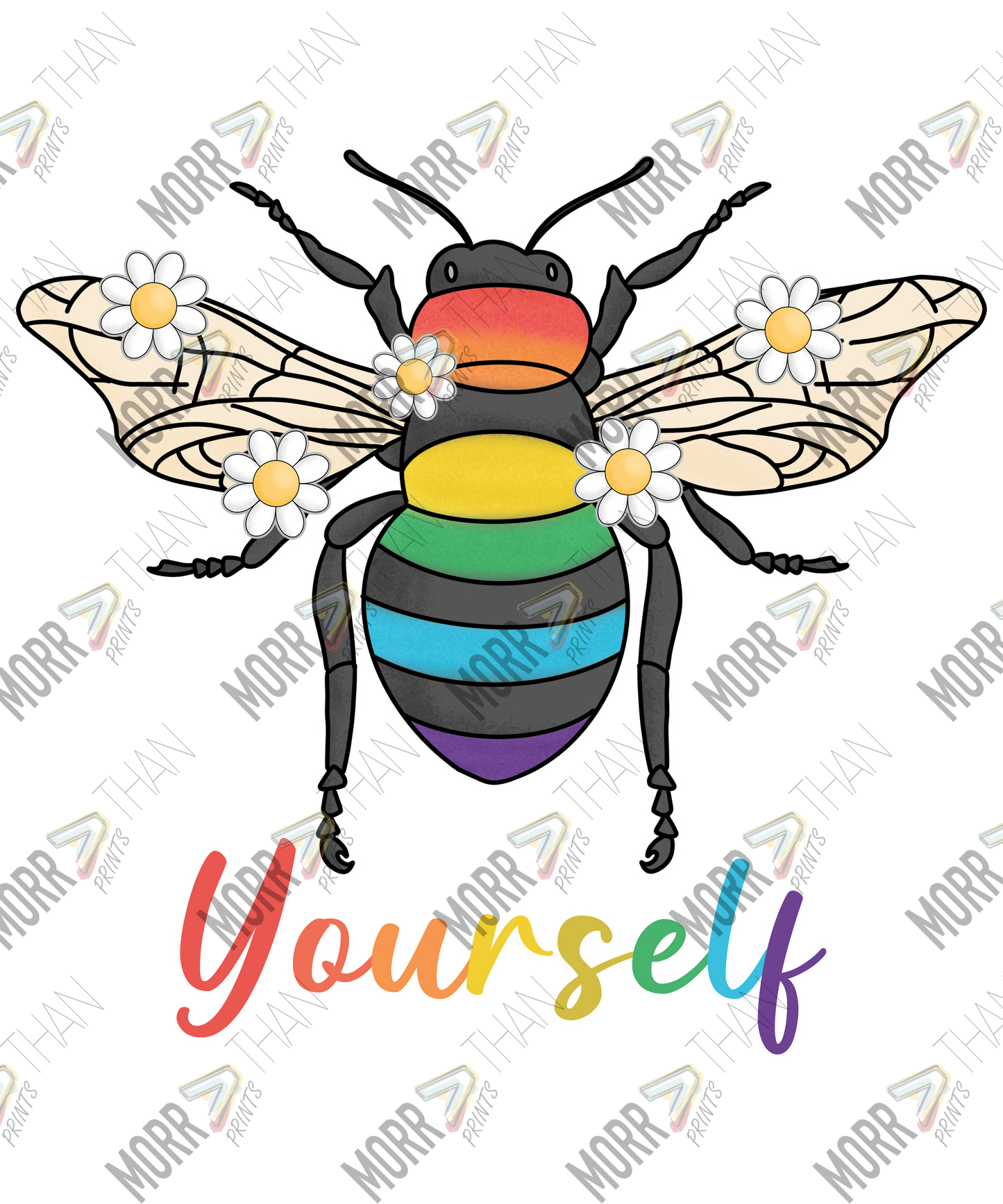 Be Yourself Rainbow Bee
