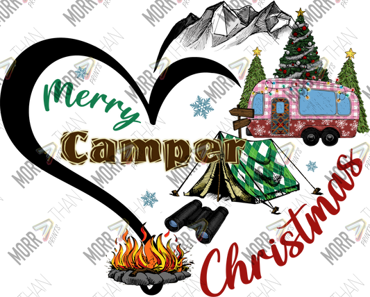 Merry Camper Christmas Heart