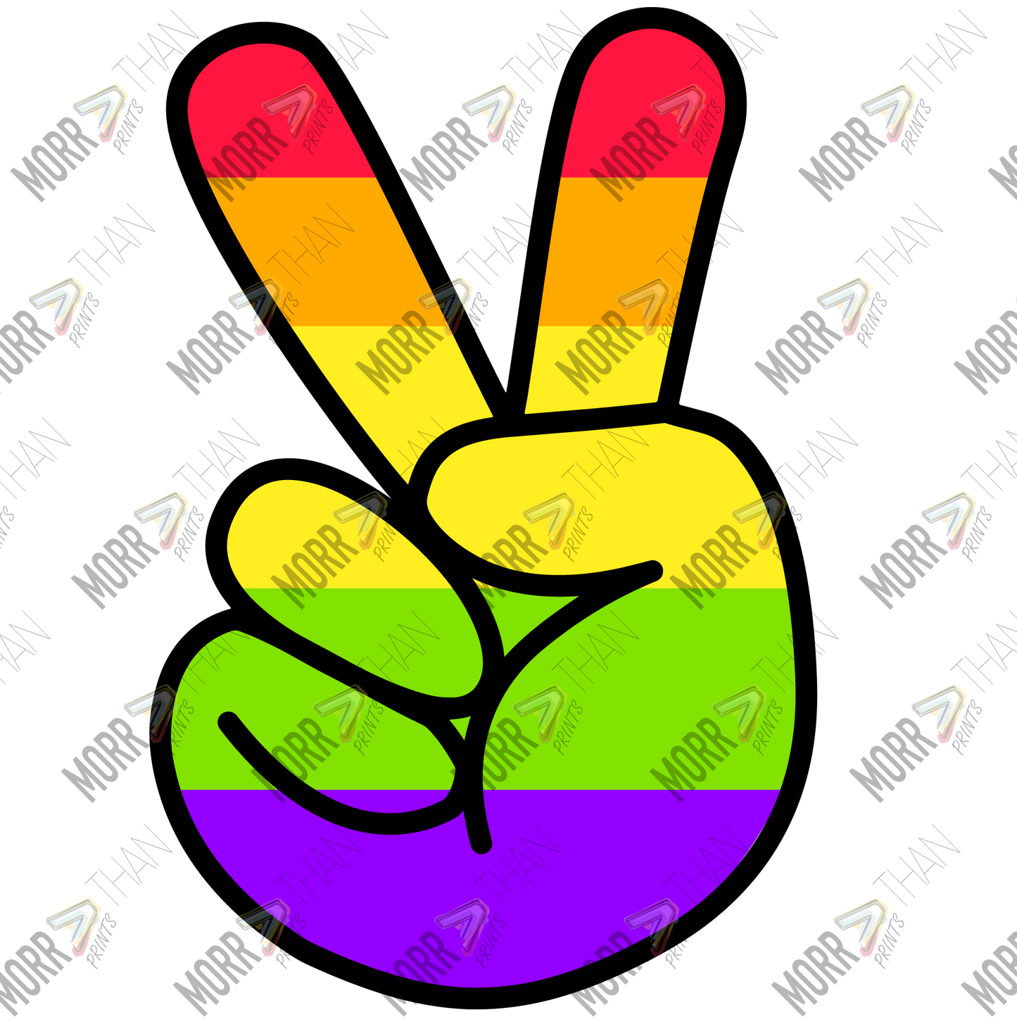 Peace Fingers Pride