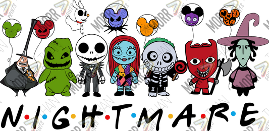 Nightmare Characters Balloons