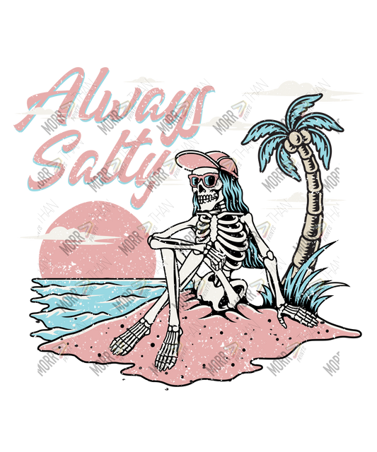 Always Salty Beach DTF Print