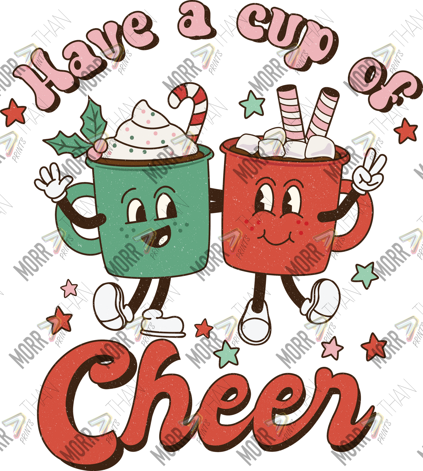 Have a Cup of Cheer Hot Cocoa Characters