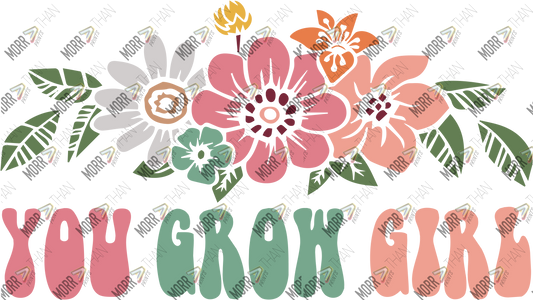 You Grow Girl Stencil