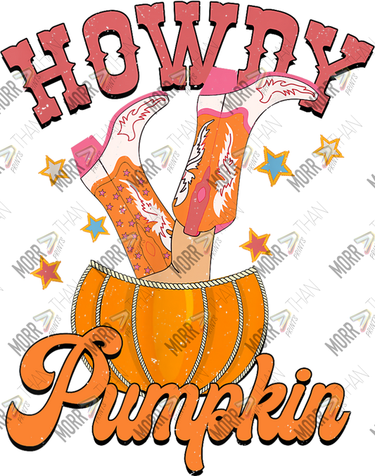 Howdy Pumpkin Boots