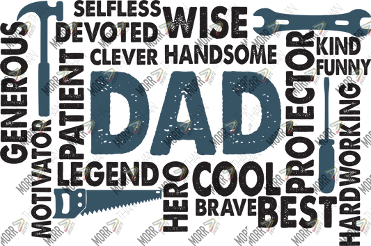 Dad Tools and Traits Collage