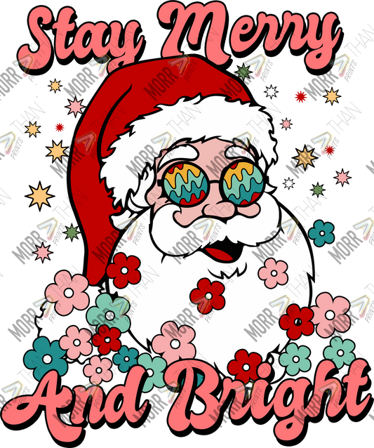 Stay Merry and Bright Groovy Santa