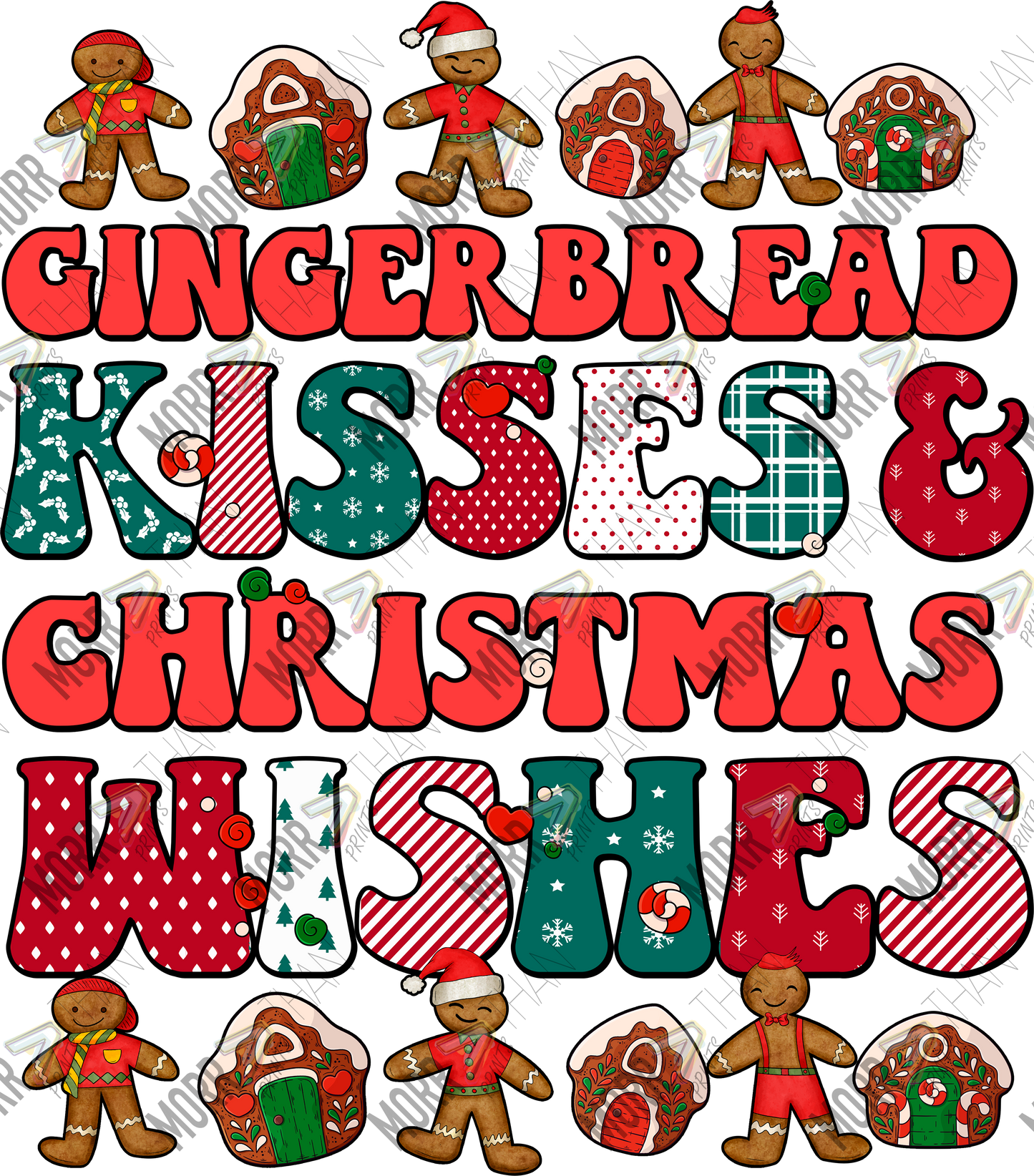 Gingerbread Kisses and Christmas Wishes