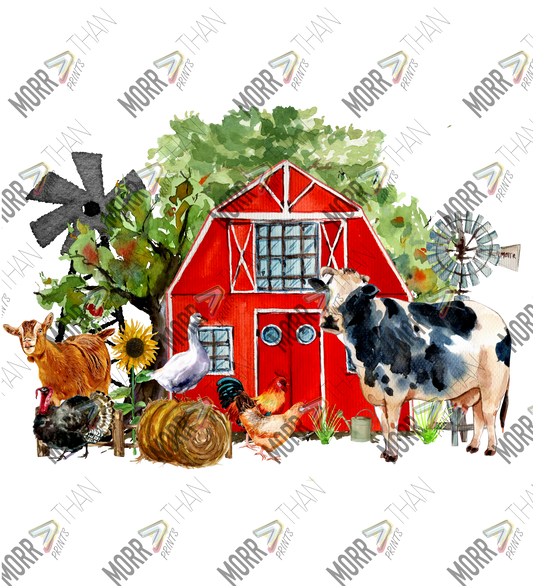 Barn With Farm Animals